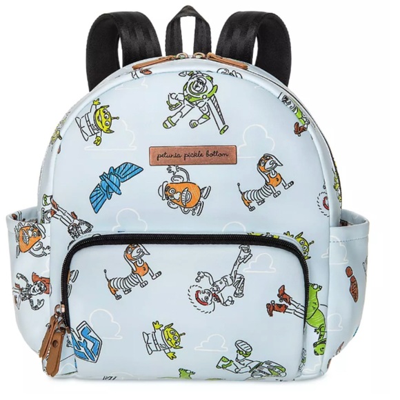 Petunia Pickle Bottom Light Blue Toy Story Backpack - Picture 1 of 3